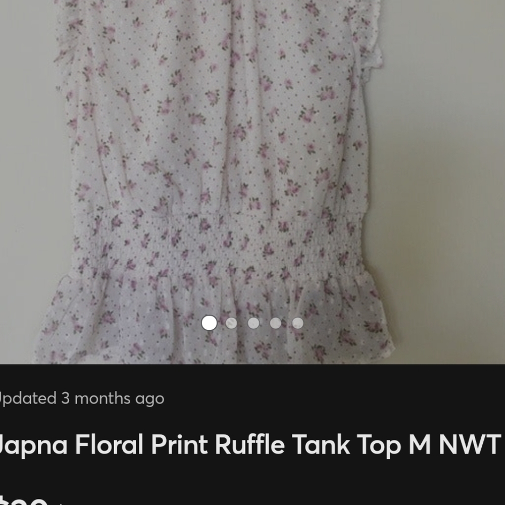 Japana floral top never worn